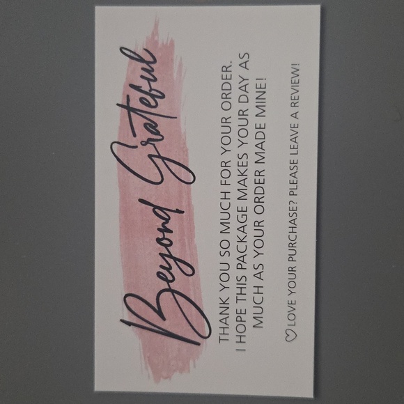 25 Beyond Grateful Cards - Picture 1 of 5